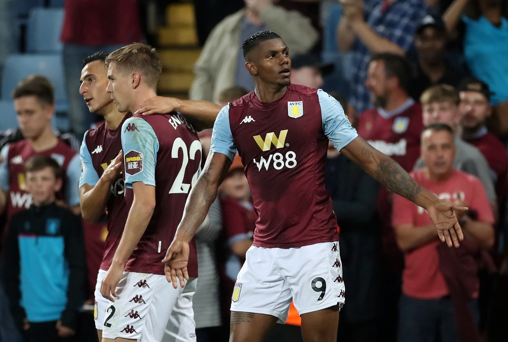 Aston Villa's Wesley celebrates after the match against Everton at Villa Park in Birmingham August 23, 2019. u00e2u20acu201d Action Images via Reuters