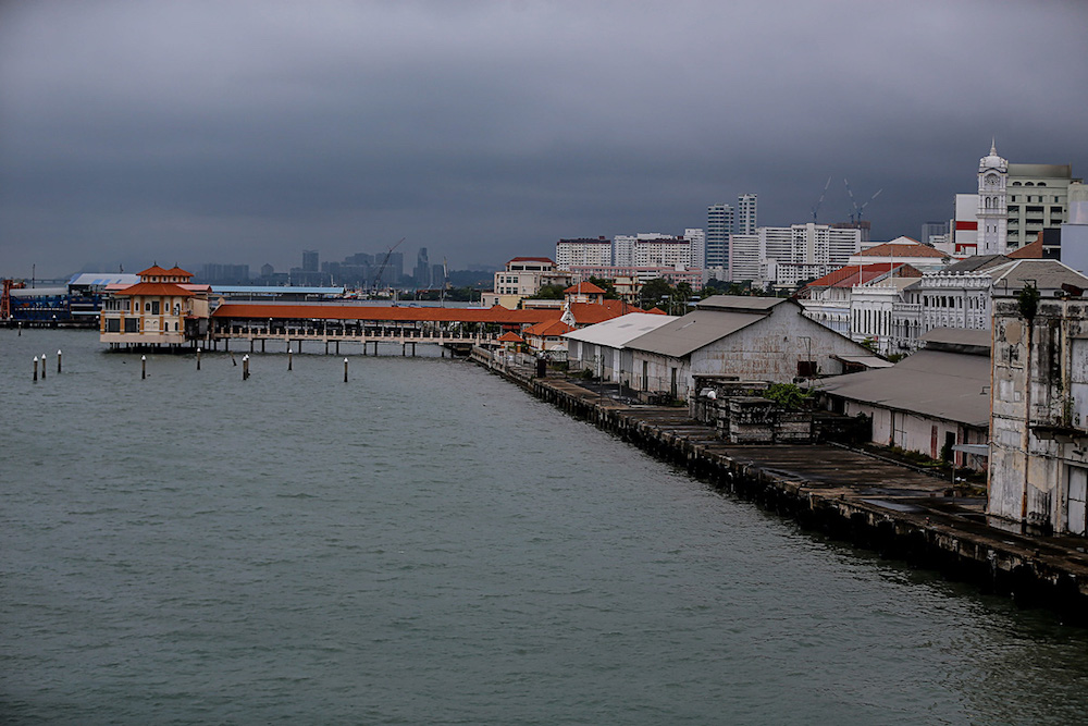 The East Seafront Project will stretch from Tanjung City Marina as SPCT B to the former Penang Yacht Club as SPCT A. — Picture by Sayuti Zainudin