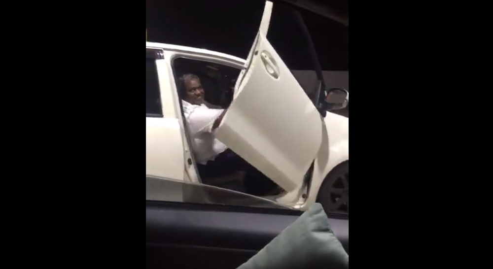 This Myvi driver spent RM2,800 to modify his car doors. u00e2u20acu201d Screen capture via  Twitter/fienaznana