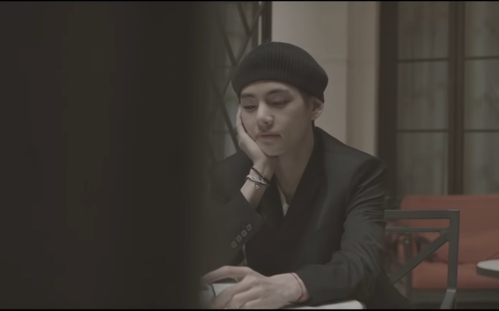 'Winter Bear' is V's first all-English single. u00e2u20acu201d YouTube screenshot
