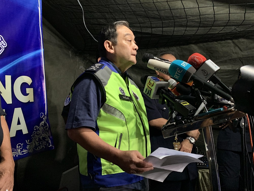 Deputy Inspector-General of Police Datuk Mazlan Mansor at a press conference in Seremban August 13, 2019. u00e2u20acu201d Picture by Thasha Jayamanogaran