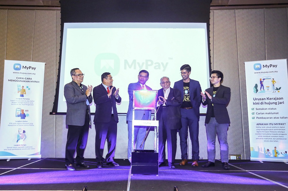 Domestic Trade and Consumer Affairs Minister Datuk Seri Saifuddin Nasution at the launch of the MyPay Application at Dorsett Putrajaya August 15, 2019. 