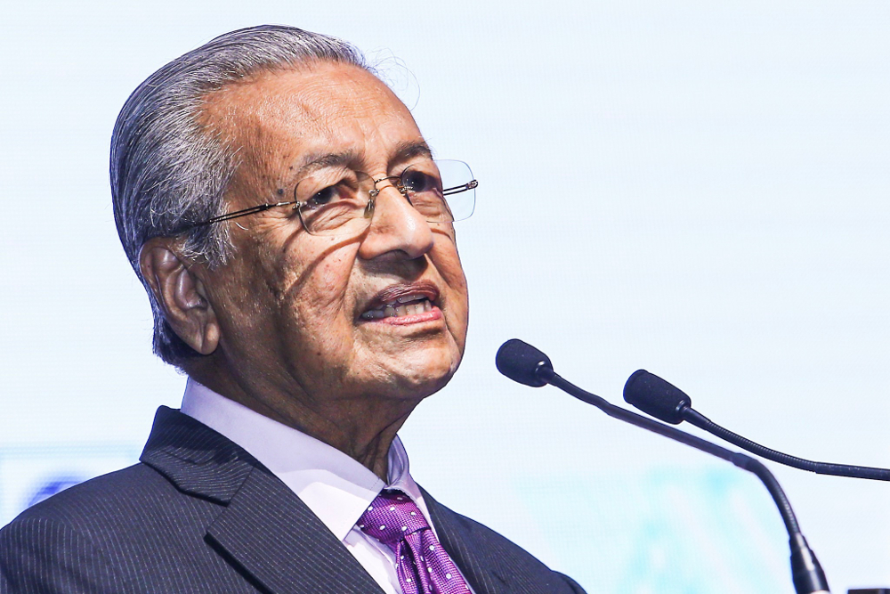 Prime Minister Tun Dr Mahathir Mohamad speaks during the launch of the 62nd International Statistical Institute World Statistics Congress 2019 (ISI WSC 2019) at Kuala Lumpur Convention Centre August 18, 2019. u00e2u20acu201d Picture by Hari Anggara