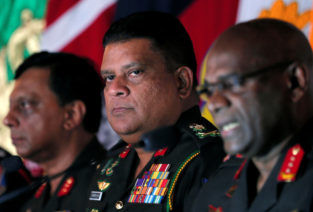 Chief of staff of Sri Lankan army Shavendra Silva attends a news conference in ColomboMay 16, 2019. u00e2u20acu201d Reuters pic