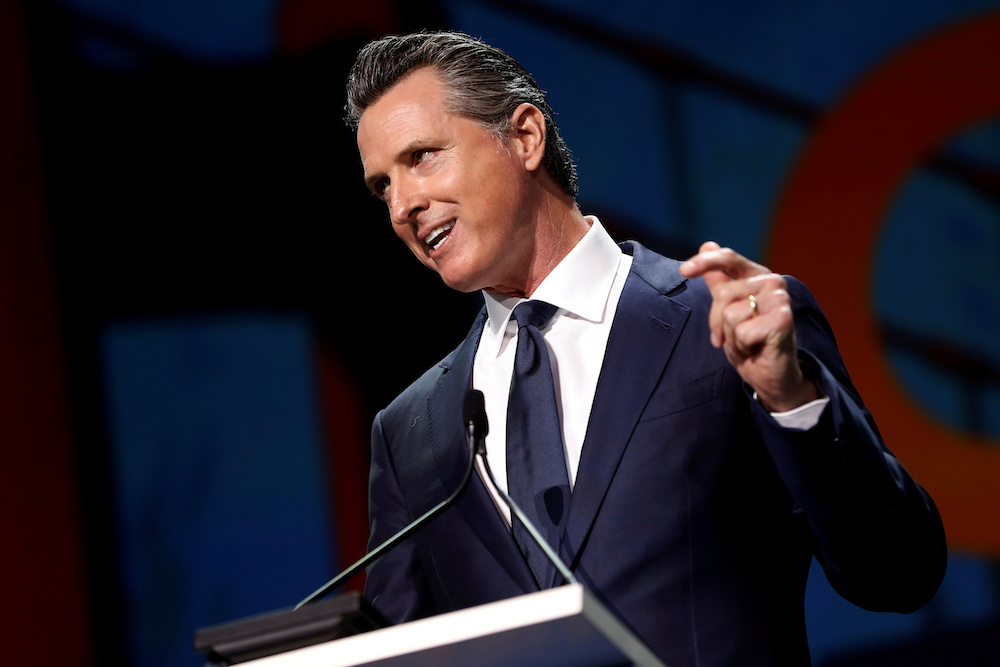 California's Governor Gavin Newsom speaks during the California Democratic Convention in San Francisco June 1, 2019. u00e2u20acu201du00c2u00a0Reuters pic
