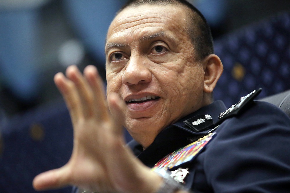 National Anti-Drug Agency director-general police commissioner Datuk Seri Zulkifli Abdullah speaks during a press conference at the Royal Malaysia Police Air Operation Force Training Base in Ipoh August 21, 2019. u00e2u20acu201d Picture by Farhan Najib
