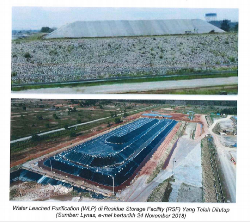 A photo by Lynas showing its temporary storage facility for the Water Leached Purification (WLP) waste produced at its Kuantan plant in Pahang. — Picture courtesy of Ministry of Energy, Science, Technology, Environment & Climate Change