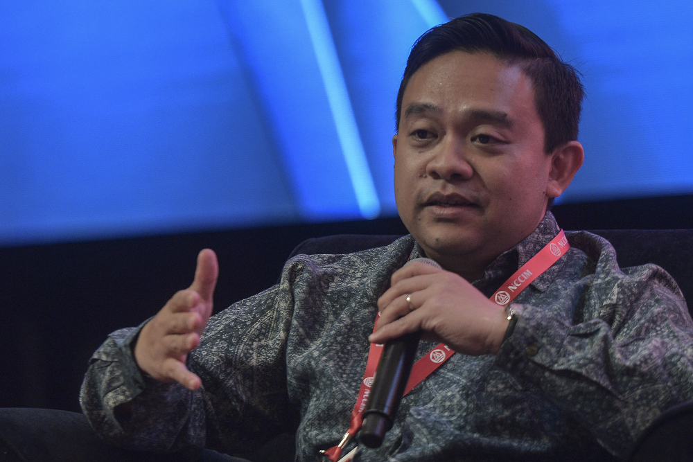 National Higher Education Fund Corporation (PTPTN) chairman Wan Saiful Wan Jan speaks during the National Economic Forum 2019 at Kuala Lumpur Convention Centre in Kuala Lumpur August 29, 2019. u00e2u20acu201d Picture by Shafwan Zaidon