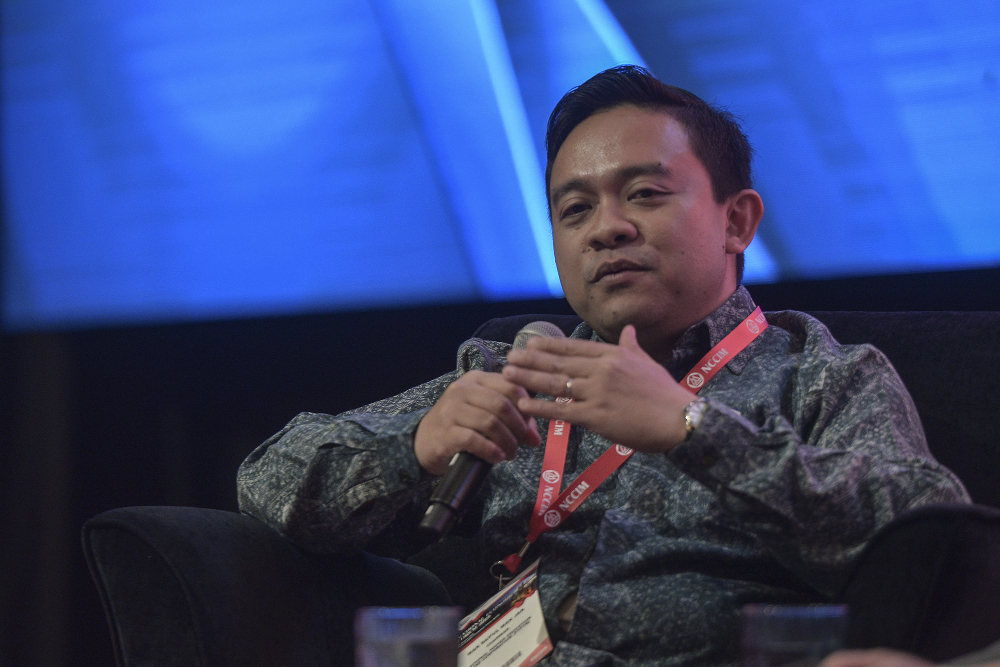 National Higher Education Fund Corporation (PTPTN) chairman Wan Saiful Wan Jan speaks during the National Economic Forum 2019 at Kuala Lumpur Convention Centre in Kuala Lumpur August 29, 2019. u00e2u20acu201d Picture by Shafwan Zaidon