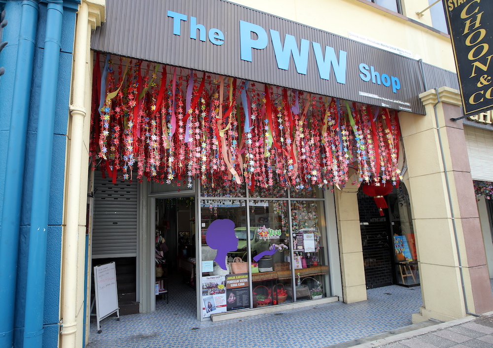 The PWW shop on Market Street is a place where you are likely to find something that catches your eye. u00e2u20acu201d Picture by Farhan Najib 