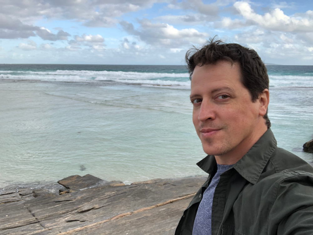 Andrew Mayne went through months of training and research to gear up for his trick, as the illusionist attempts to camouflage himself from a dozen great white sharks. u00e2u20acu201d Picture courtesy of Discovery Channel