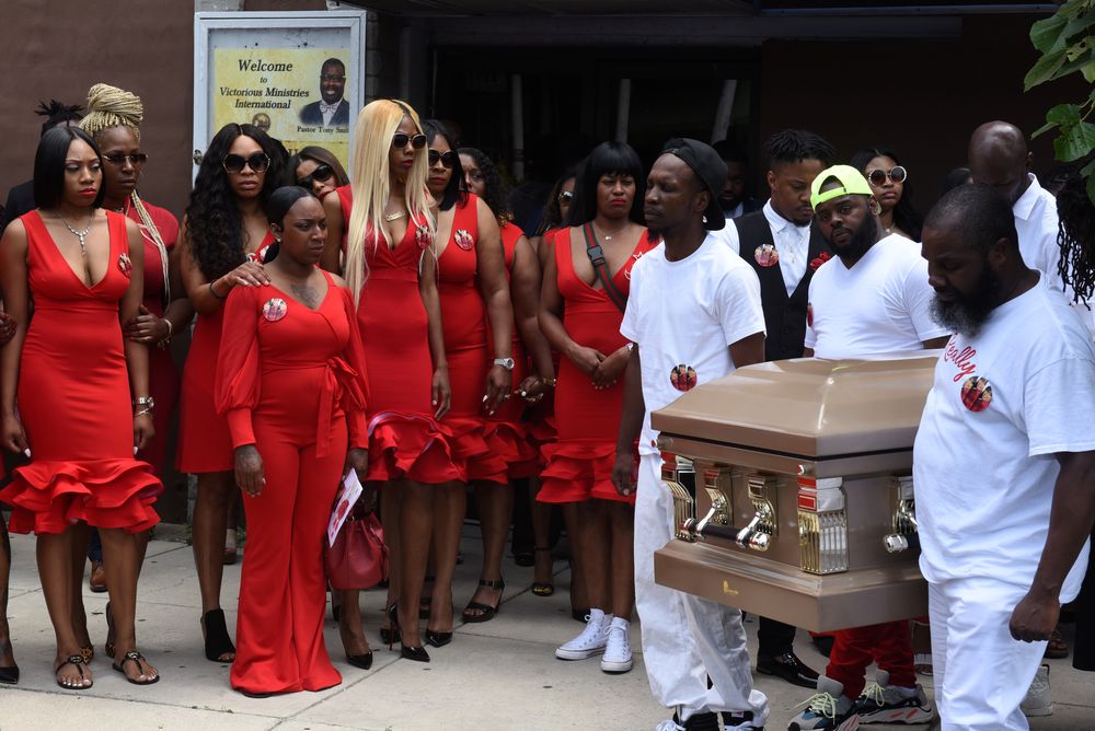 People attend the funeral of Lakeisha Price, 42, a gun homicide victim in Baltimore, Maryland, US, May 25, 2019. u00e2u20acu201d Reuters pic