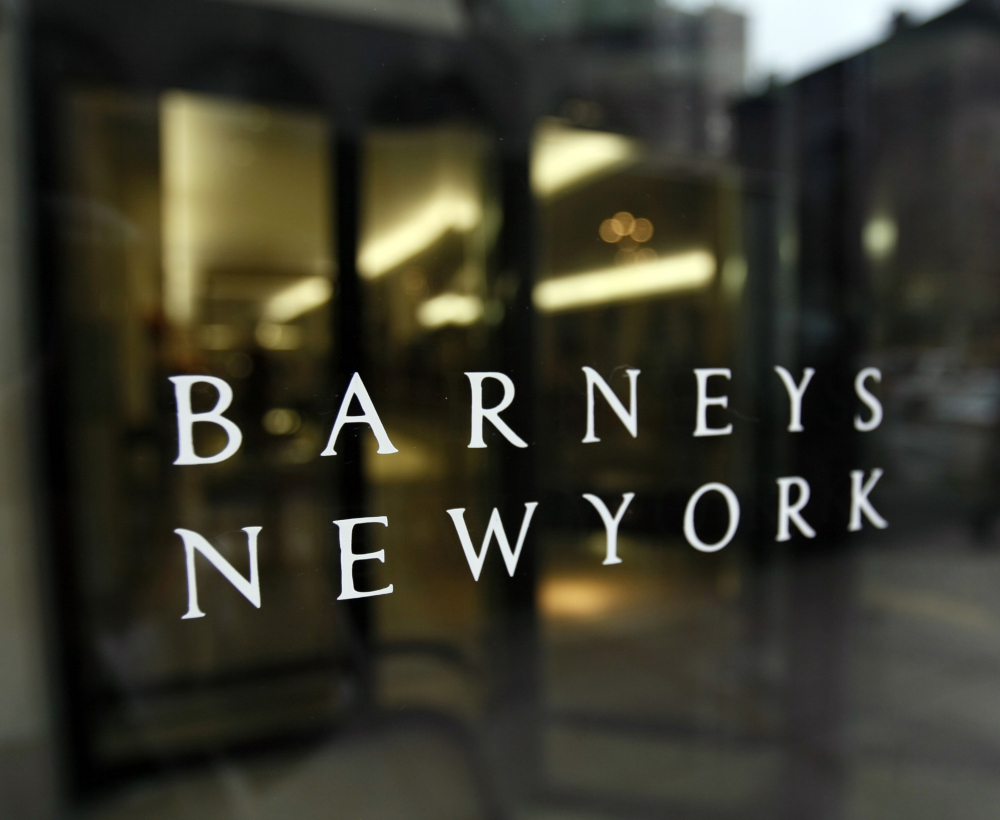 Barneys will keep five flagship stores, it announced as it filed for bankruptcy. u00e2u20acu201d  AFP pic