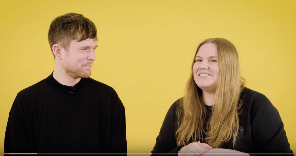A screengrab from the YouTube video u00e2u20acu02dcFashion & Music | James Blake X Astrid Andersenu00e2u20acu2122 by the British Fashion Council.