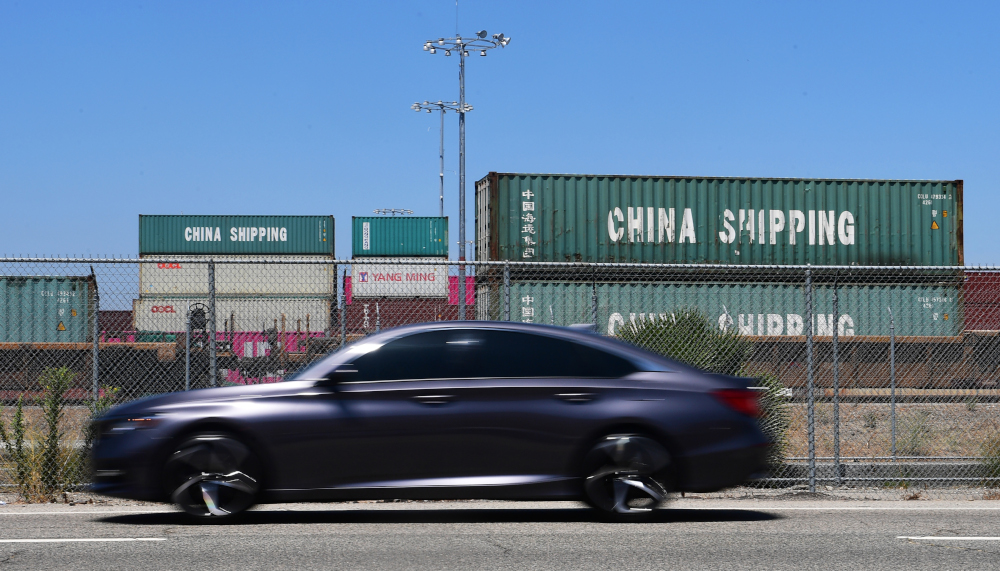 China Shipping containers are pictured at Port of Long Beach August 23, 2019 in Long Beach, California. u00e2u20acu201d AFP pic 