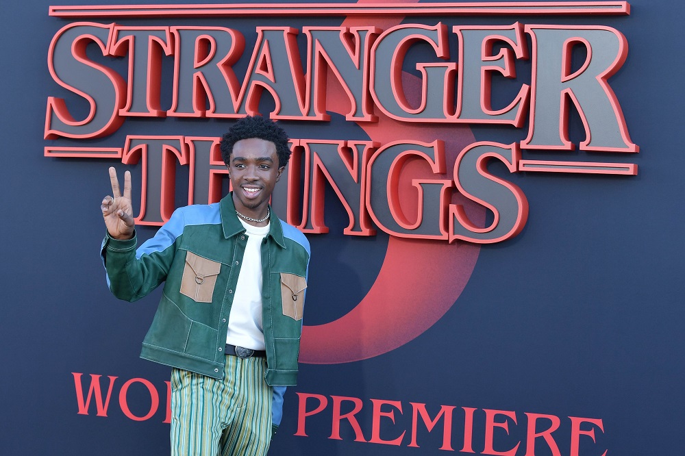 Caleb McLaughlin attends the premiere of Netflixu00e2u20acu2122s u00e2u20acu02dcStranger Thingsu00e2u20acu2122 Season 3 in Santa Monica, California June 28, 2019. u00e2u20acu201d AFP pic           
