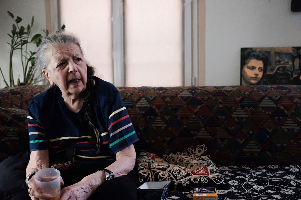 Madeleine Riffaud, 94, speaks about the liberation of Paris on 1944 during an interview with the AFP at her apartment in Paris, on July 26, 2019. u00e2u20acu201d AFP pic        