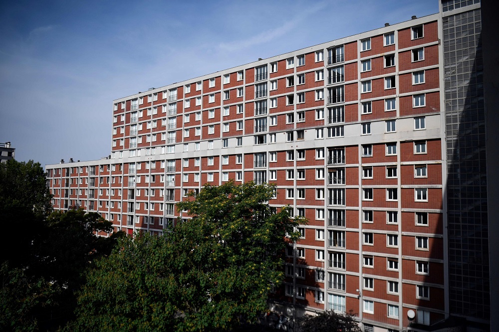 This picture taken on August 28, 2019 shows a view of a red brick building in the Youri Gagarine quarter in Ivry-sur-Seine on the outskirts of the French capital Paris. u00e2u20acu201d AFP pic  