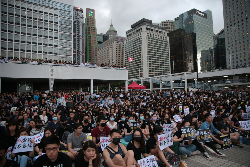 Members of Hong Kongu00e2u20acu2122s medical sector attend a rally to support the anti-extradition bill protest in Hong Kong, China August 2, 2019. u00e2u20acu201d Reuters pic 