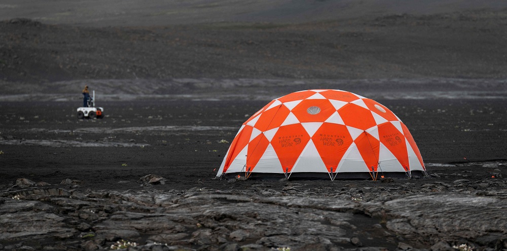 In this picture taken on July 19, 2019 shows the Nasa base at the Lambahraun lava field in Iceland where they are getting their new robotic space explorer ready for the next mission to Mars. u00e2u20acu201d AFP pic        