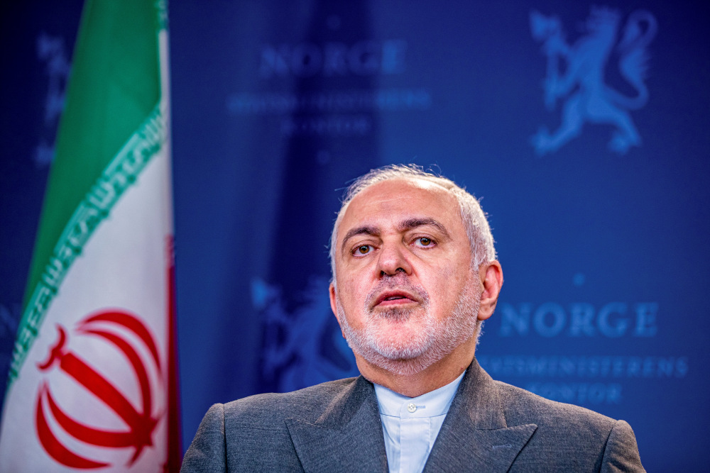 Iranu00e2u20acu2122s Foreign Minister Javad Zarif speaks during a joint press conference with Norwayu00e2u20acu2122s Foreign Minister after a meeting, August 22, 2019 in Oslo. u00e2u20acu201d AFP pic  