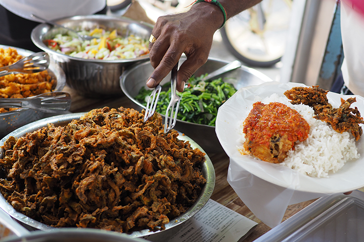 Go for the crispy fried bitter gourd with its crunchy texture and slight bitterness
