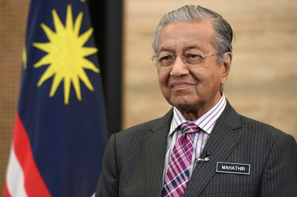 Prime Minister Tun Dr Mahathir Mohamad delivers the 2019 National Day Message at the Prime Ministeru00e2u20acu2122s Office in Putrajaya August 30, 2019. u00e2u20acu201d Bernama pic