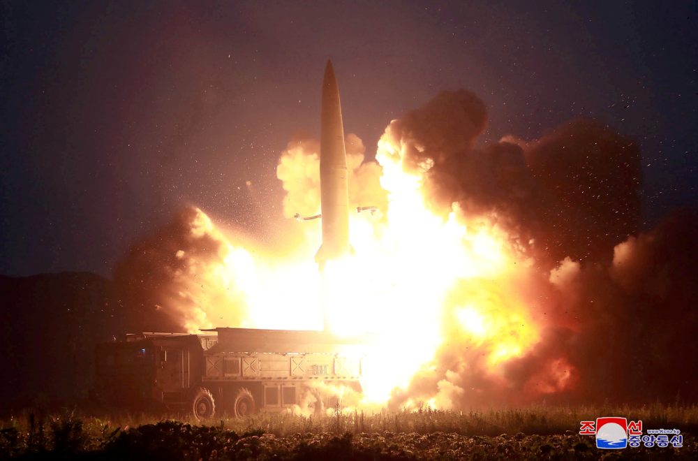 A missile is launched during testing at an unidentified location in North Korea, in this undated image provided by KCNA on August 7, 2019. u00e2u20acu2022 File picture by KCNA via Reuters