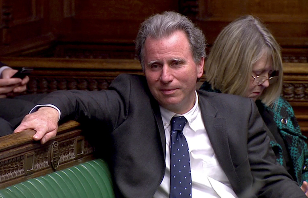 British Conservative MP Oliver Letwin listens in the Parliament during a debate on alternatives to Prime Minister Theresa Mayu00e2u20acu2122s Brexit Deal, in London, Britain April 3, 2019, in this screen grab taken from video. Reuters TV. u00e2u20acu201d Reuters pic
