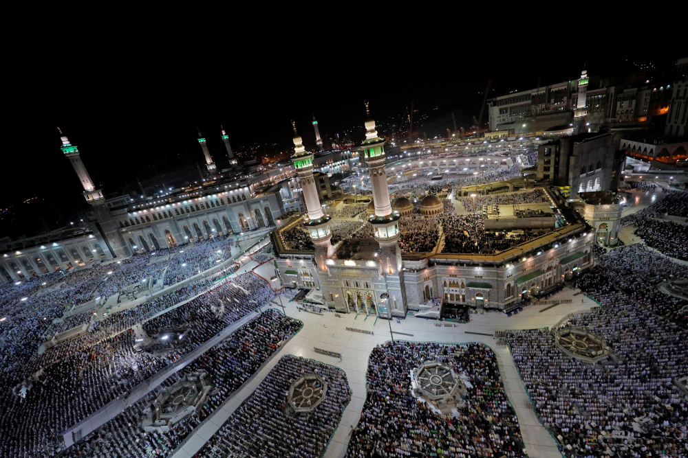 Muslims pray at the Grand Mosque during the annual Haj pilgrimage in the holy city of Mecca, Saudi Arabia August 6, 2019. u00e2u20acu201d Reuters pic 