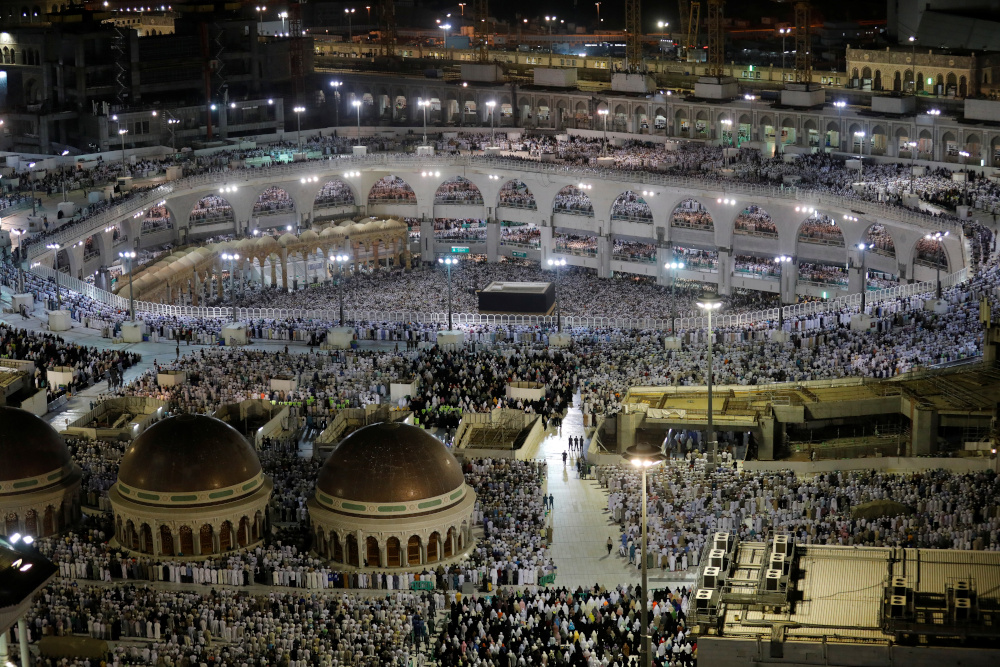 Muslims pray at the Grand Mosque during the annual Haj pilgrimage in the holy city of Mecca, Saudi Arabia August 6, 2019. u00e2u20acu201d Reuters pic 