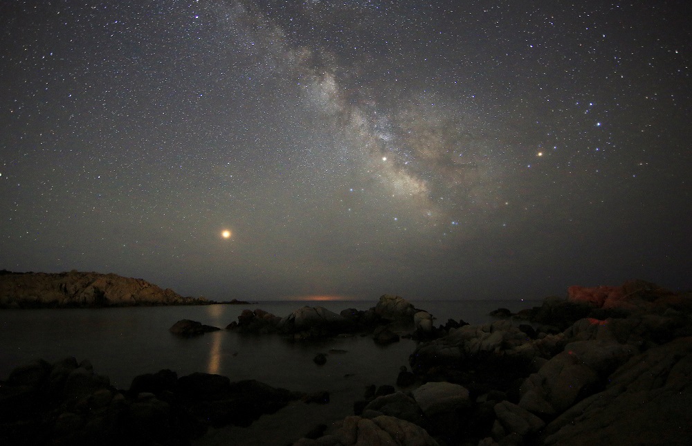 The Milky Way from a beach in the Sardinia island, Italy July 9, 2018. u00e2u20acu201d Reuters pic 