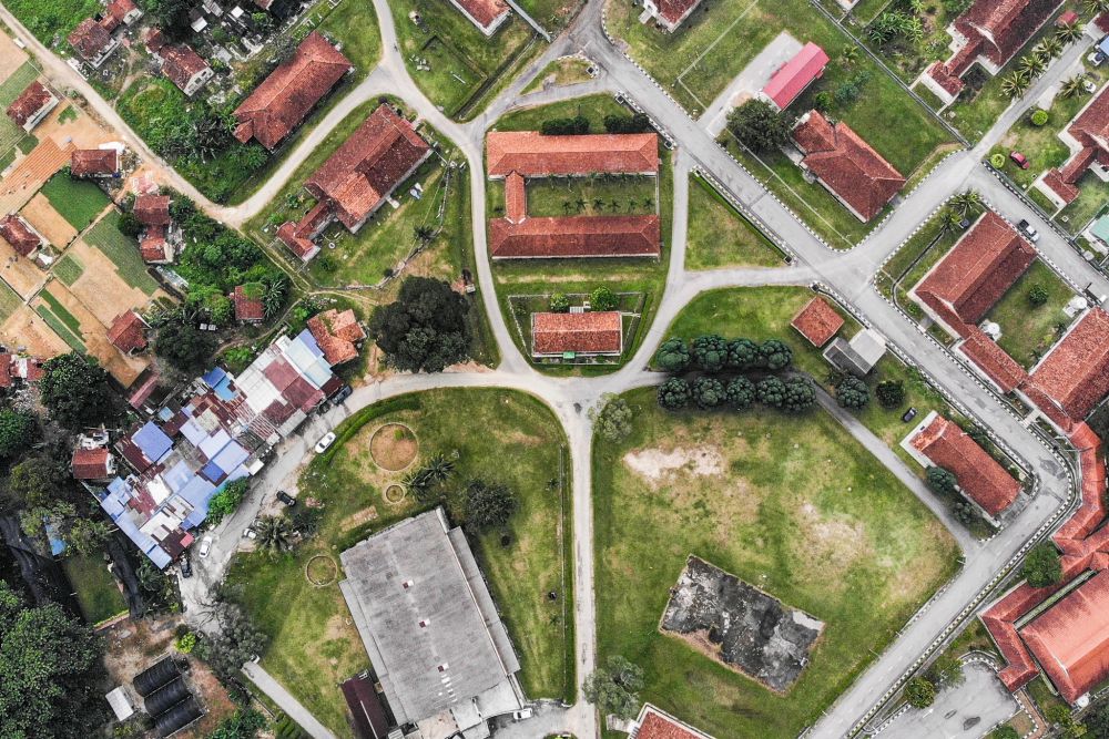 A view of the Sungai Buloh settlement where leprosy patients were once segregated and isolated from the outside world. — Picture by Hari Anggara