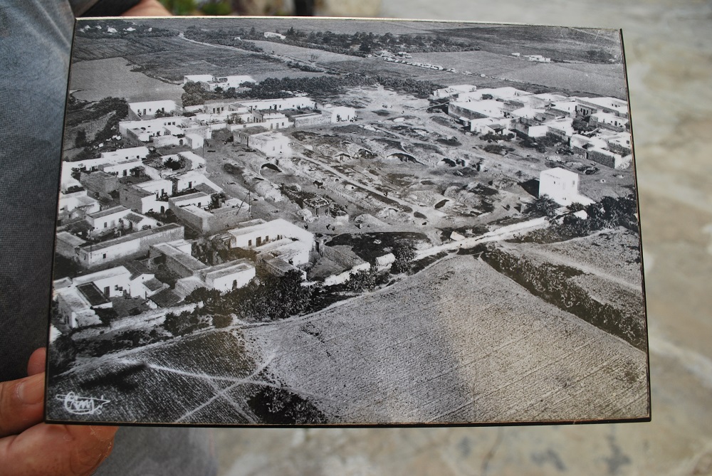 An old photo of Cisterns of La Malga before the inhabitants were moved to Mohamed Ali in the 60s for ‘archaeological reasons’. There are three houses left and an up-market restaurant has been built illegally on the site in Carthage, Tunisia July 9, 2019. — Thomson Reuters Foundation pic 