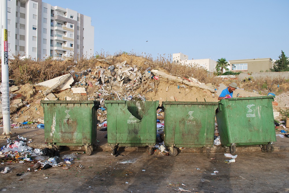 Given the high concentration of people collecting plastic in Ettadhamen, Tunisia, many barbechas come to places where there is less competition and more waste like Ennasr June 22, 2019. u00e2u20acu201d Thomson Reuters Foundation pic