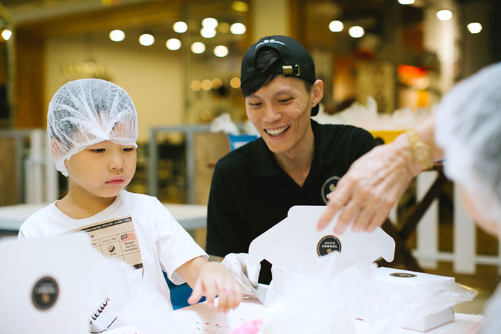 Naturally, Ted has also participated in the classes.