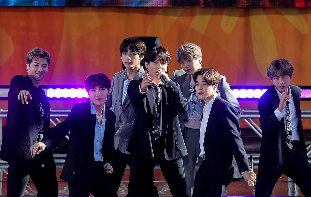 Members of K-Pop band BTS perform on ABC's 'Good Morning America' show in Central Park in New York May 15, 2019. u00e2u20acu201d Reuters pic