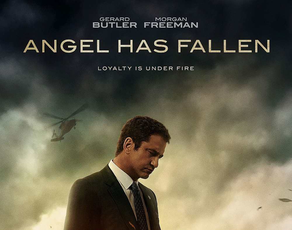 Theatrical poster image for 'Angel Has Fallen' u00e2u20acu201d Courtesy of Lions Gate Entertainment via AFP
