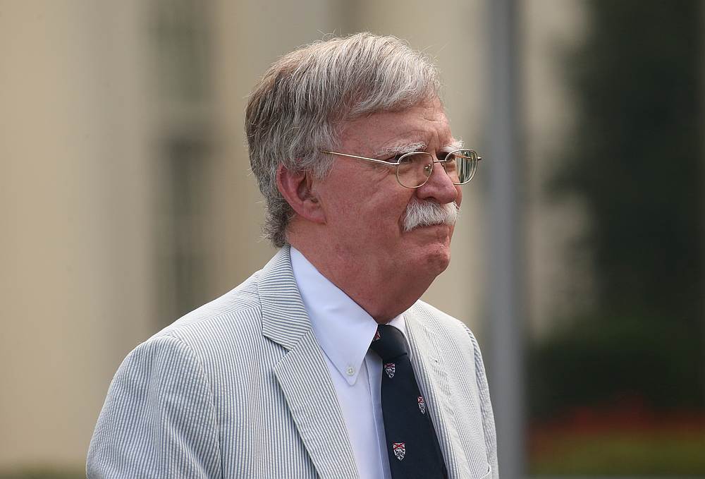 US National Security Adviser John Bolton walks to give an interview outside of the White House in Washington July 31, 2019. u00e2u20acu201d Reuters pic