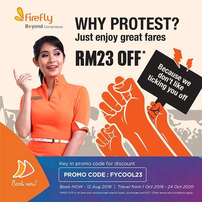 The Malaysia Airlines subsidiary is known for its cheeky advertisements. u00e2u20acu201d Picture courtesy of Firefly Airlines