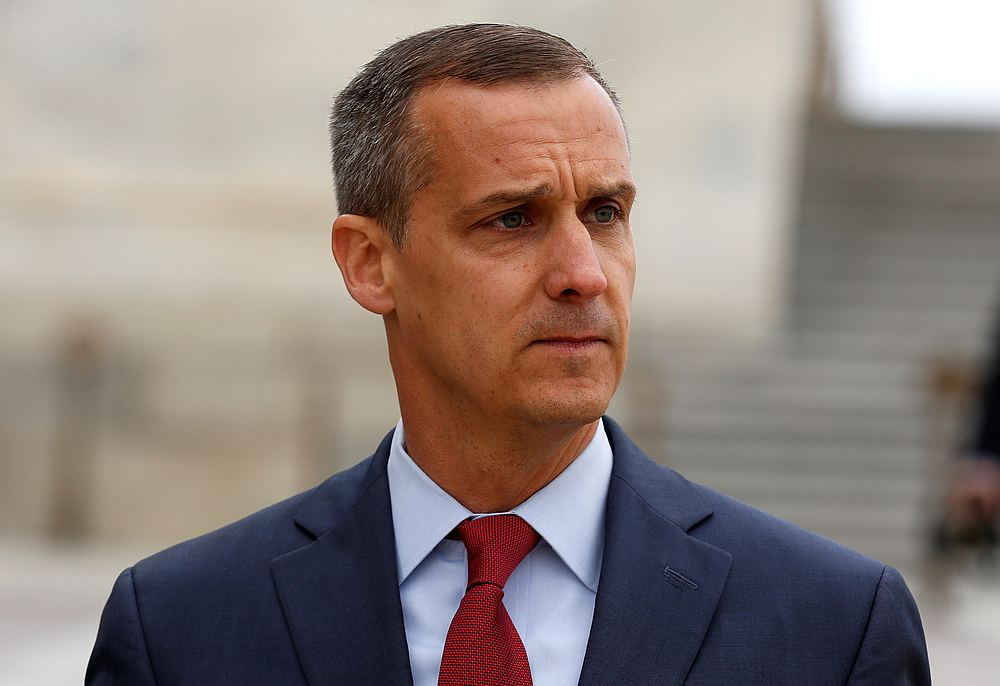 Former Trump campaign manager Corey Lewandowski departs after appearing on Capitol Hill in Washington March 8, 2018.  u00e2u20acu201d Reuters pic