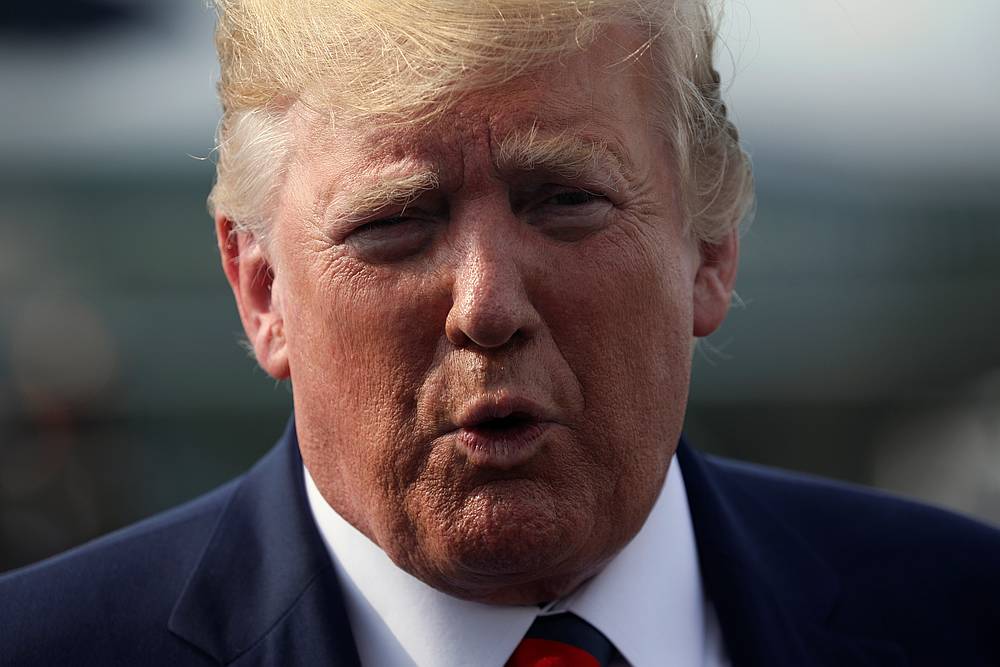 US President Donald Trump speaks to reporters in Morristown, New Jersey August 18, 2019. u00e2u20acu201d Reuters pic