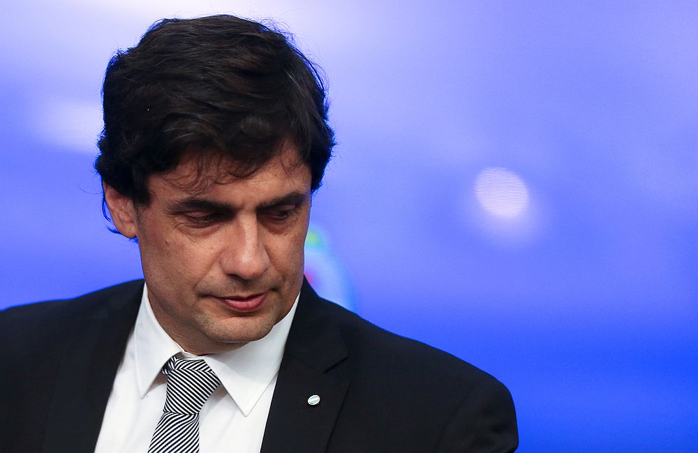 Argentina's Economy Minister Hernan Lacunza at a news conference at the Casa Rosada Presidential Palace in Buenos Aires August 20, 2019. u00e2u20acu201d Reuters pic 
