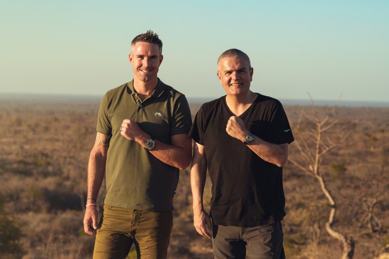 Hublot has teamed up with Kevin Pietersen and SORAI (Save Our Rhinos Africa and India) to protect the rhinoceros, which is facing extinction. u00e2u20acu2022 Picture courtesy of Hublot via AFP