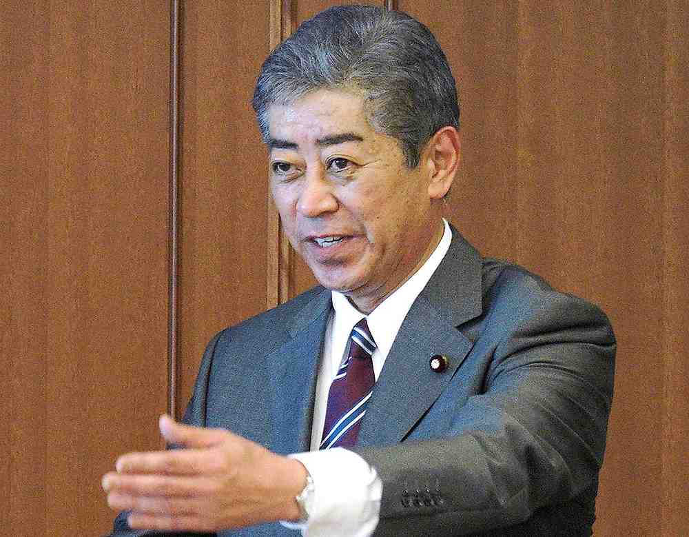Japanese Defence Minister Takeshi Iwaya at the Ministry of Defence in Tokyo August 7, 2019. u00e2u20acu201d Reuters pic