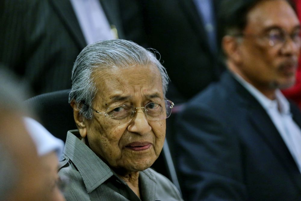 Prime Minister Tun Dr Mahathir Mohamad addresses reporters during a press conference at the Al-Bukhary Foundation in Kuala Lumpur August 30,2019. u00e2u20acu201d Picture by Ahmad Zamzahuri