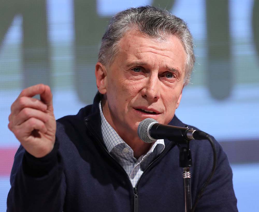 Argentina's incumbent president and presidential candidate Mauricio Macri speaks on stage during the primary elections, at a convention centre in Buenos Aires August 11, 2019. u00e2u20acu201d Reuters pic