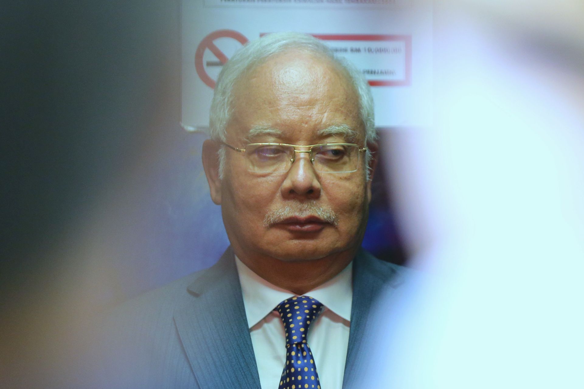 Datuk Seri Najib Razak arrives at Kuala Lumpur High Court August 19, 2019.  u00e2u20acu201d Picture by Ahmad Zamzahuri