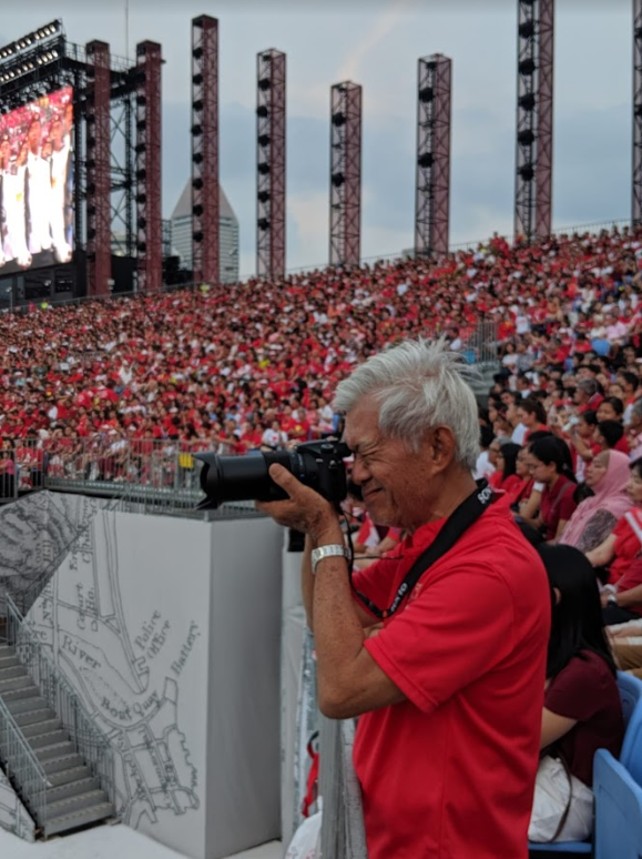 Tan Kim Hock, 82, decided to return to the Padang for sentimental reasons. —TODAY pic