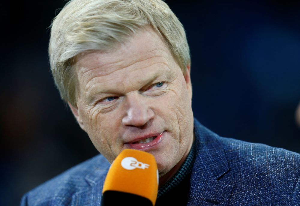 Oliver Kahn performs media duties before Bayern Munichu00e2u20acu2122s match against Hoffenheim January 19, 2019 u00e2u20acu201d Reuters pic